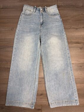 Wide Leg High-Rise Light Blue Women’s Jeans